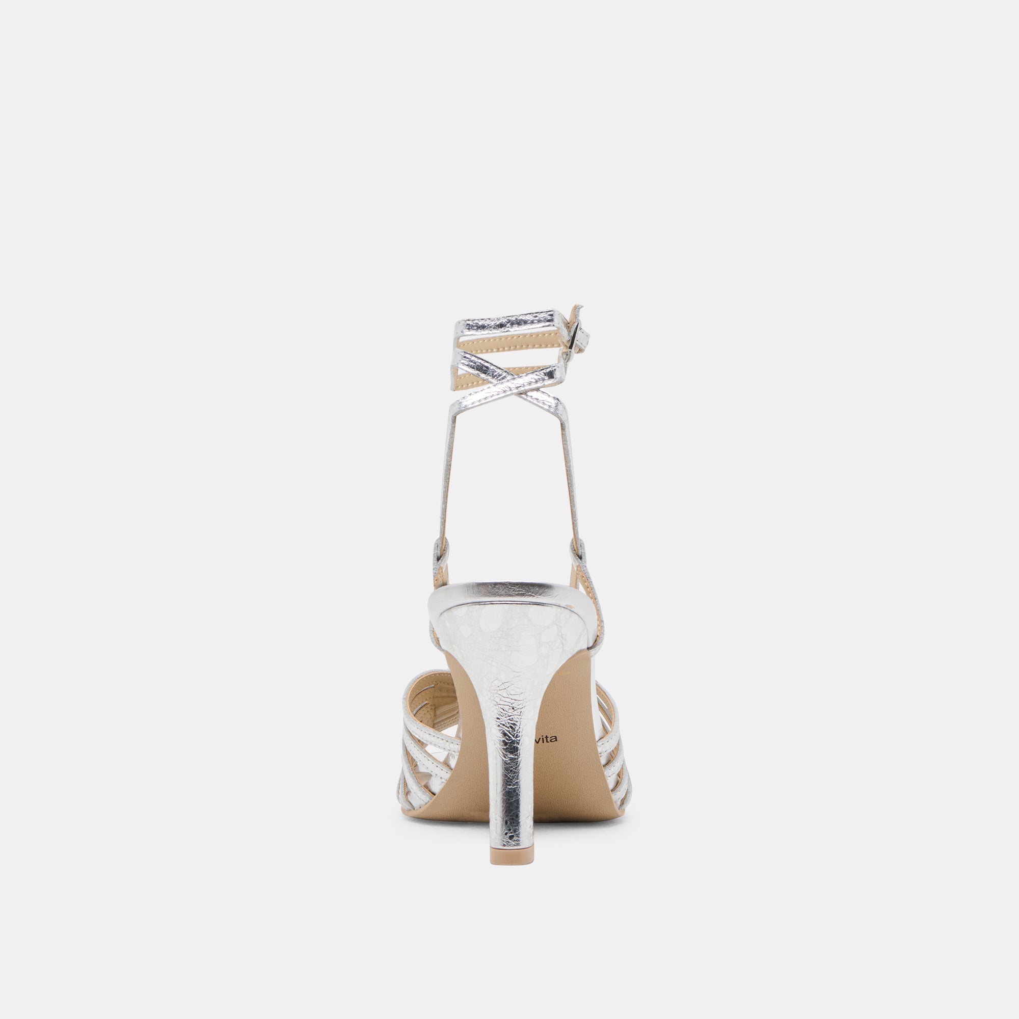 NIVANA HEELS SILVER DISTRESSED LEATHER - Image 10