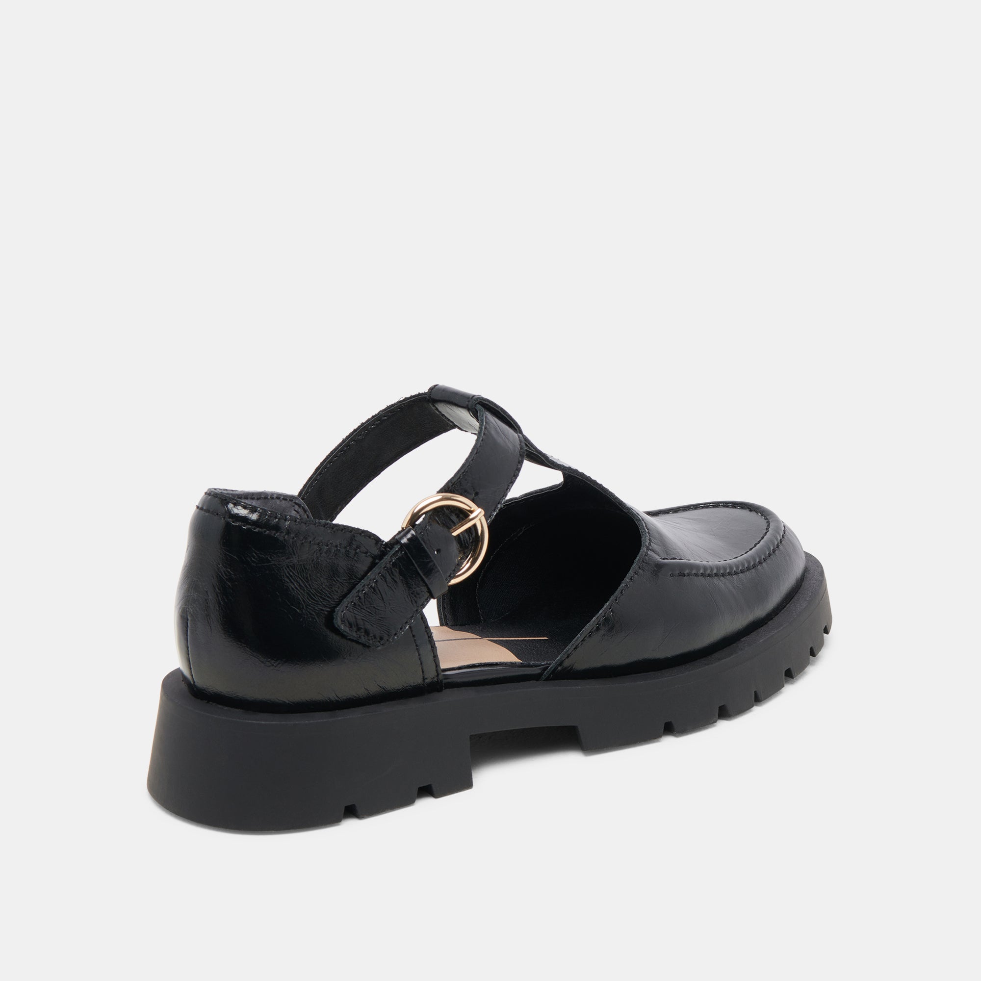 EMILIO FLATS MIDNIGHT CRINKLE PATENT LEATHER - Image 5
