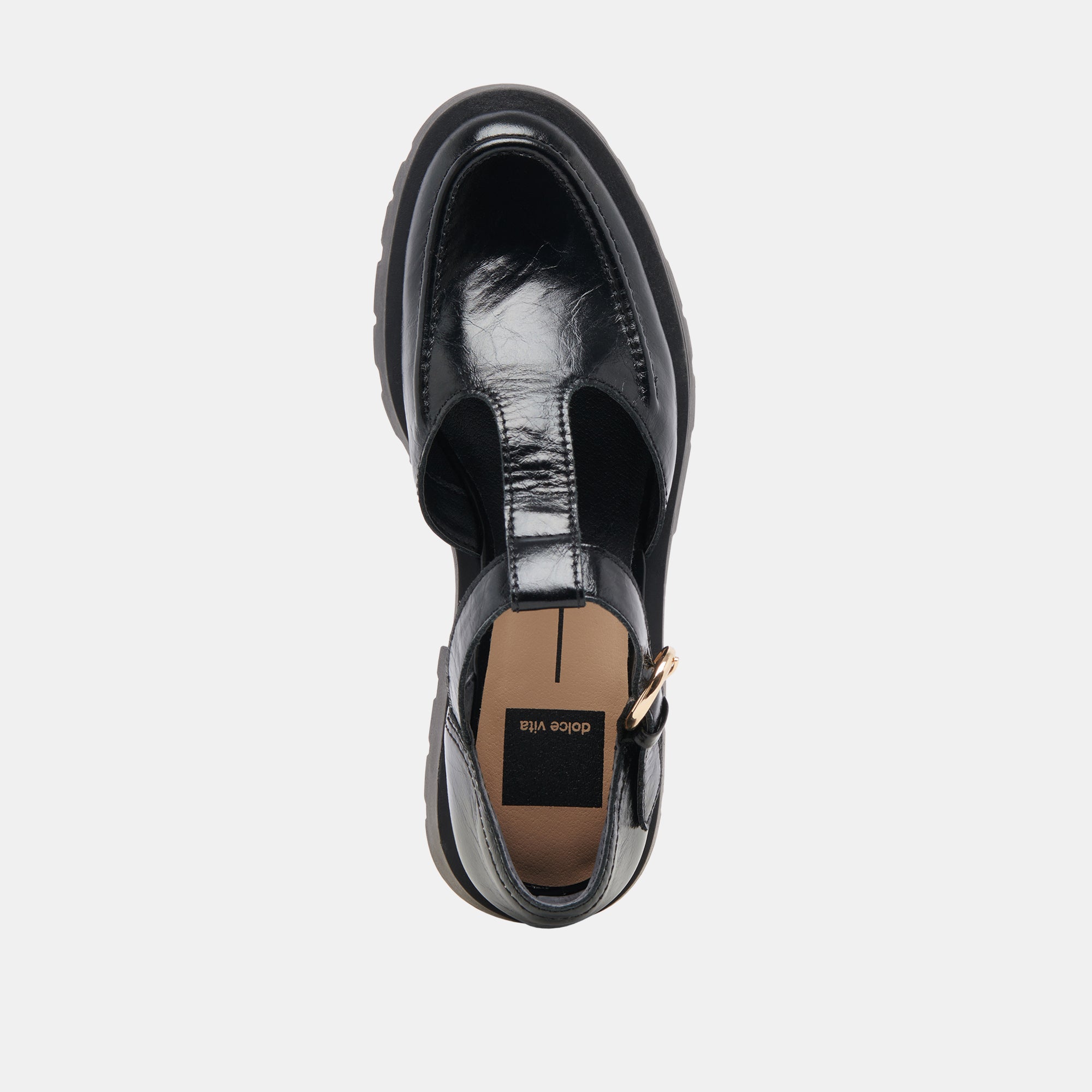 EMILIO FLATS MIDNIGHT CRINKLE PATENT LEATHER - Image 12