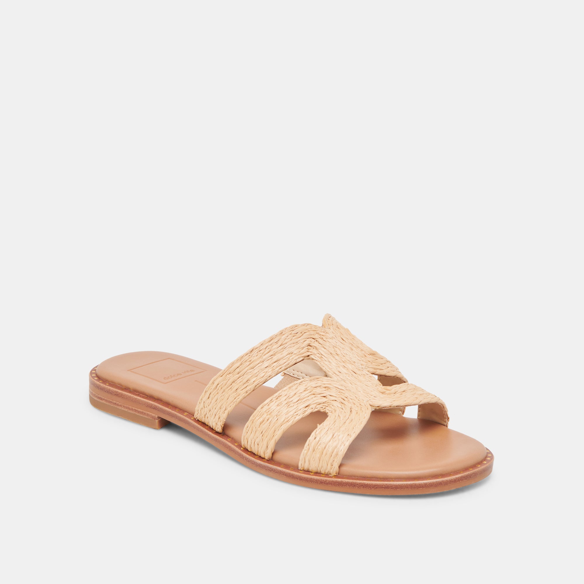 EMON WIDE SANDALS LT NATURAL RAFFIA - Image 2