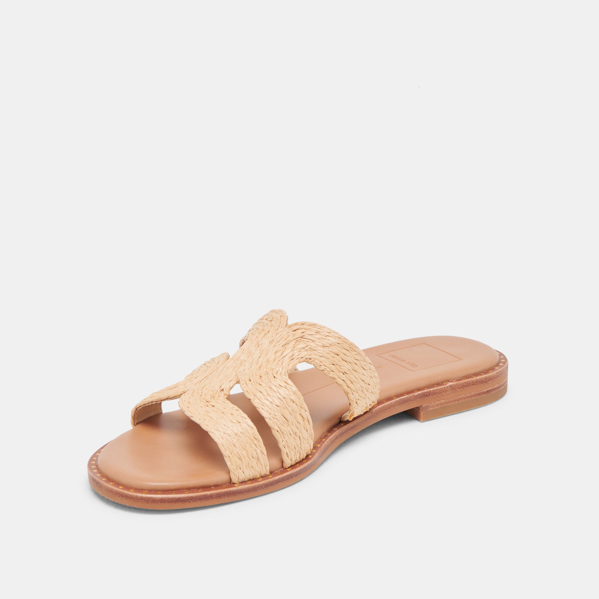 EMON WIDE SANDALS LT NATURAL RAFFIA - Image 4