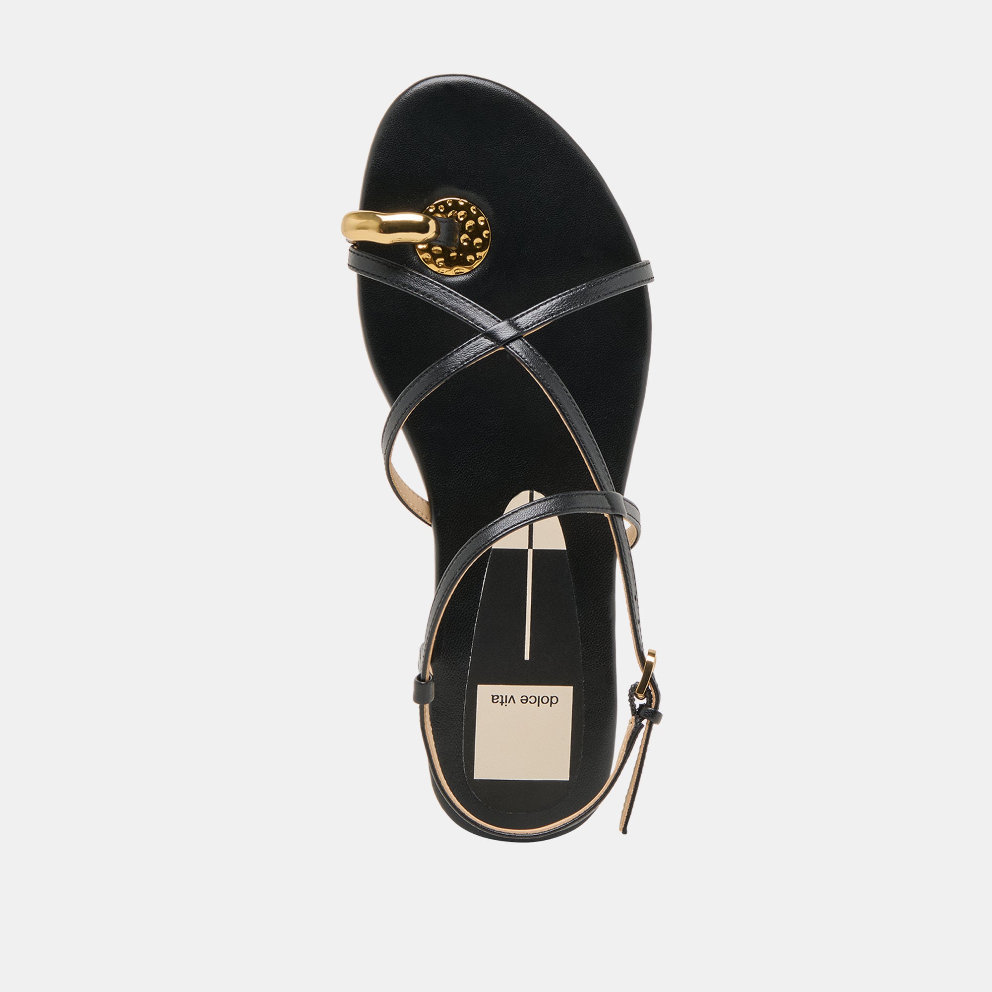 KESHA SANDALS BLACK LEATHER - Image 8