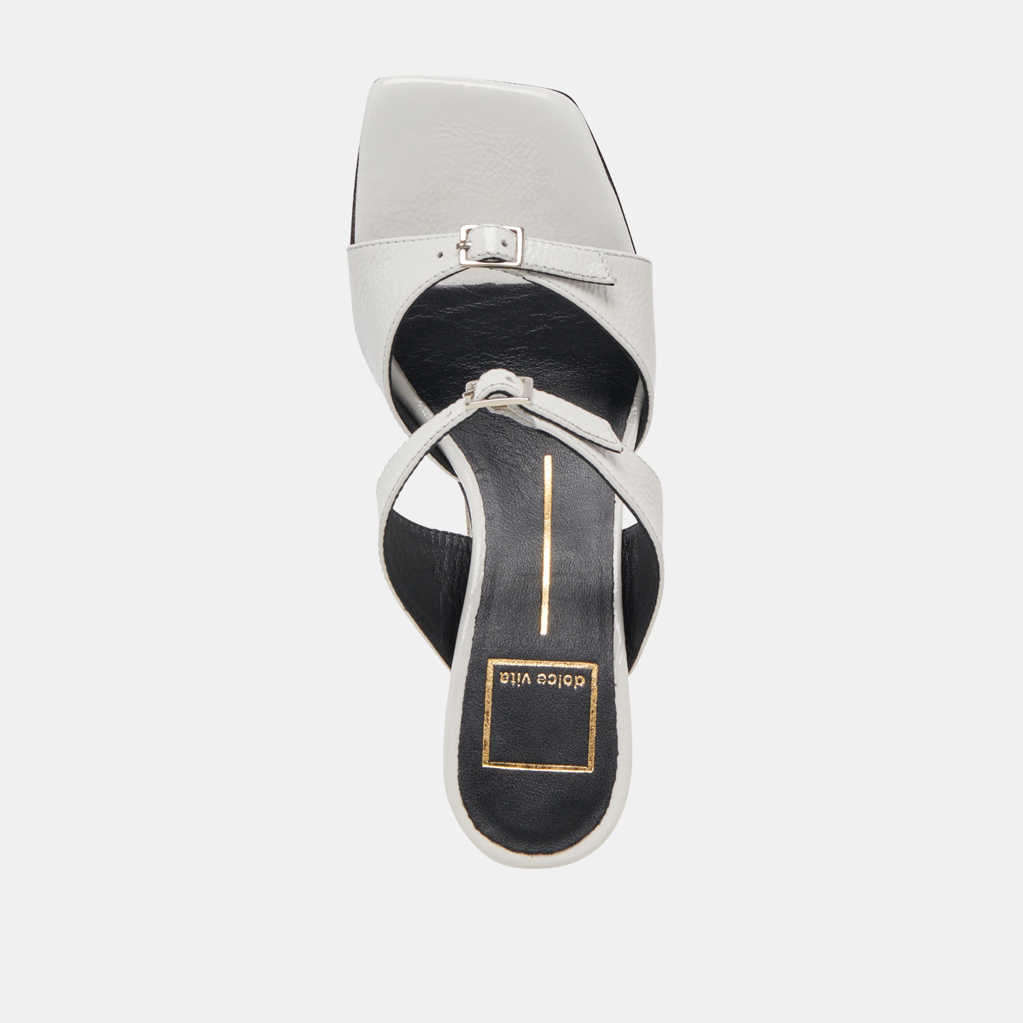 SHANE HEELS OFF WHITE CRINKLE PATENT - Image 13