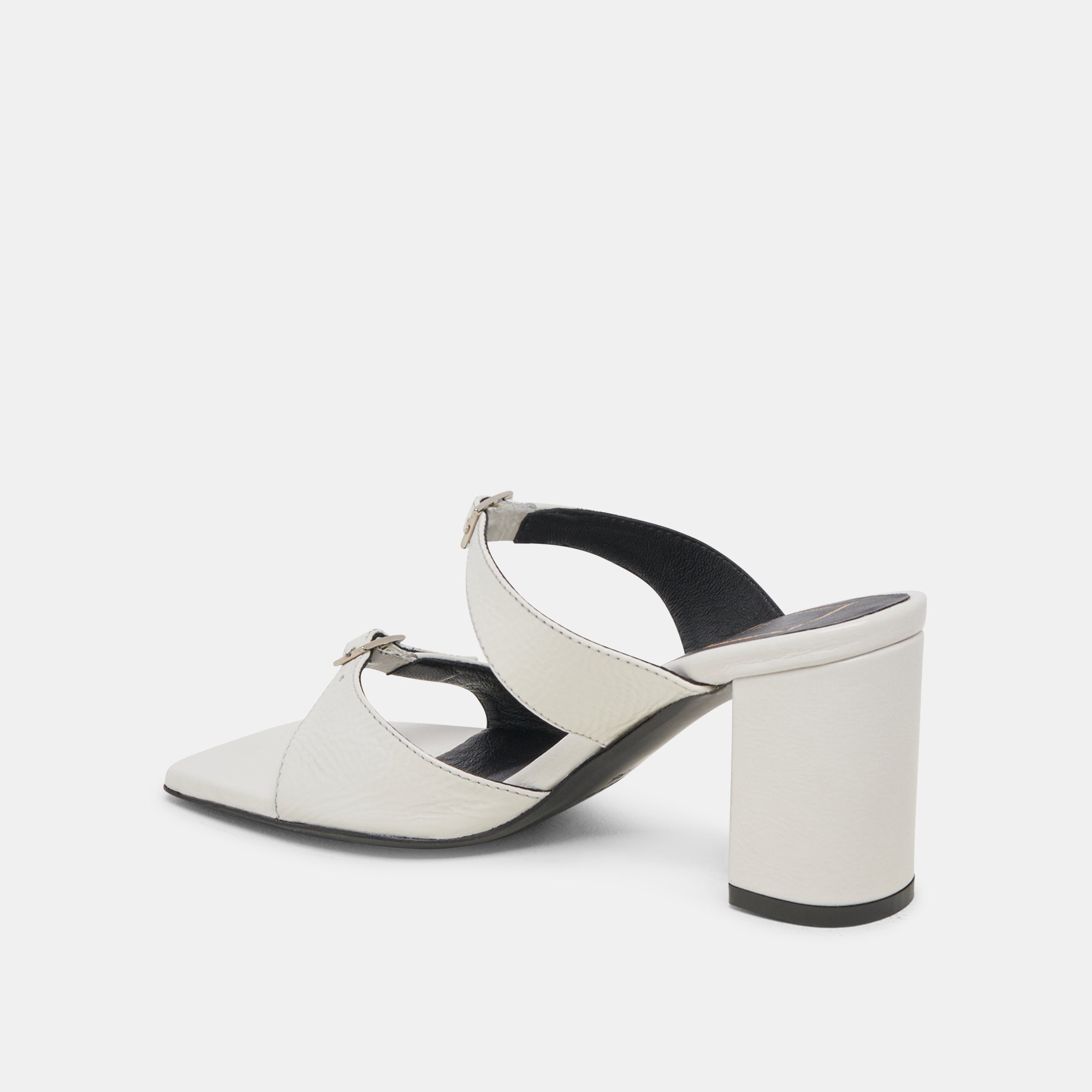 SHANE HEELS OFF WHITE CRINKLE PATENT - Image 10