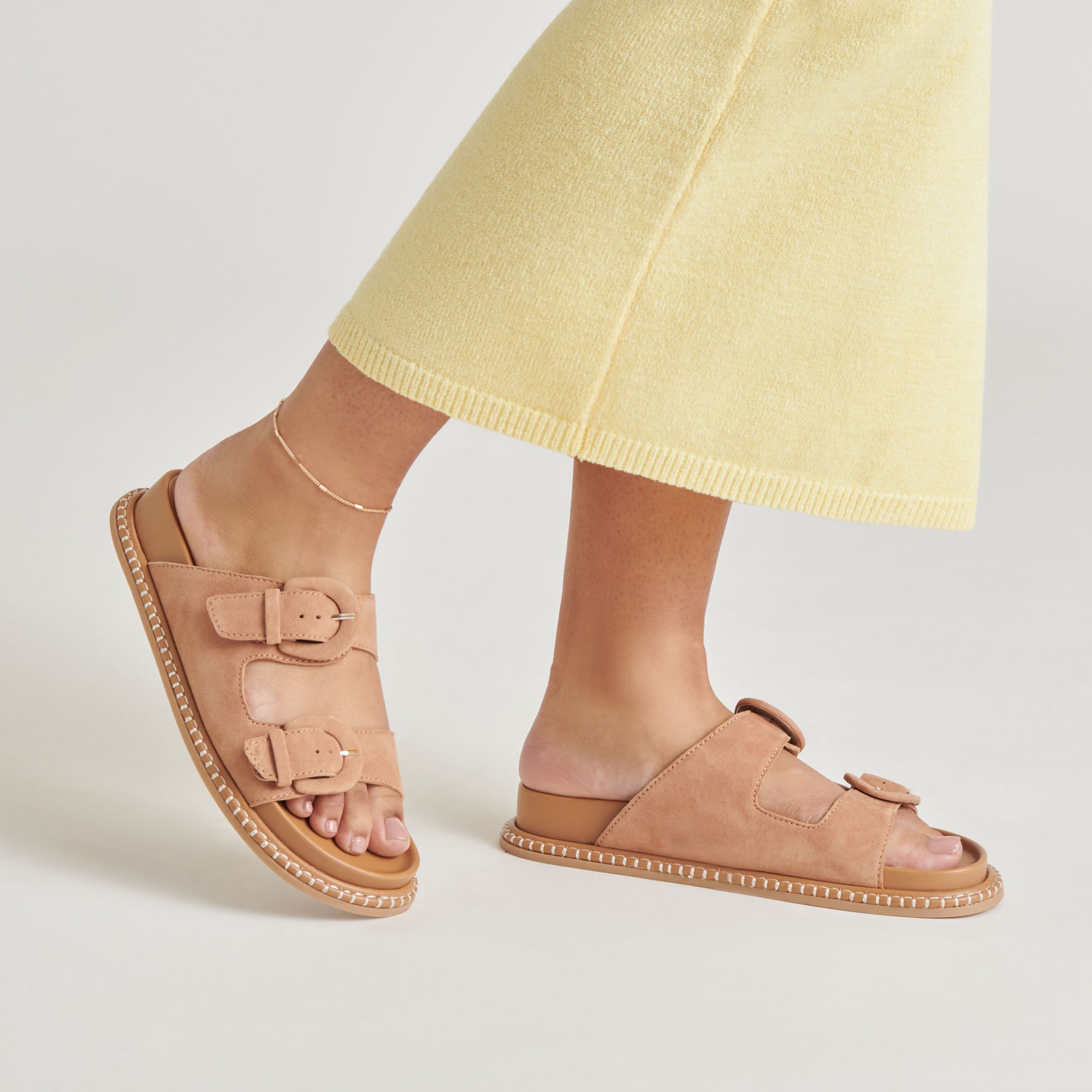 SHAUNY SANDALS TOFFEE SUEDE - Image 3