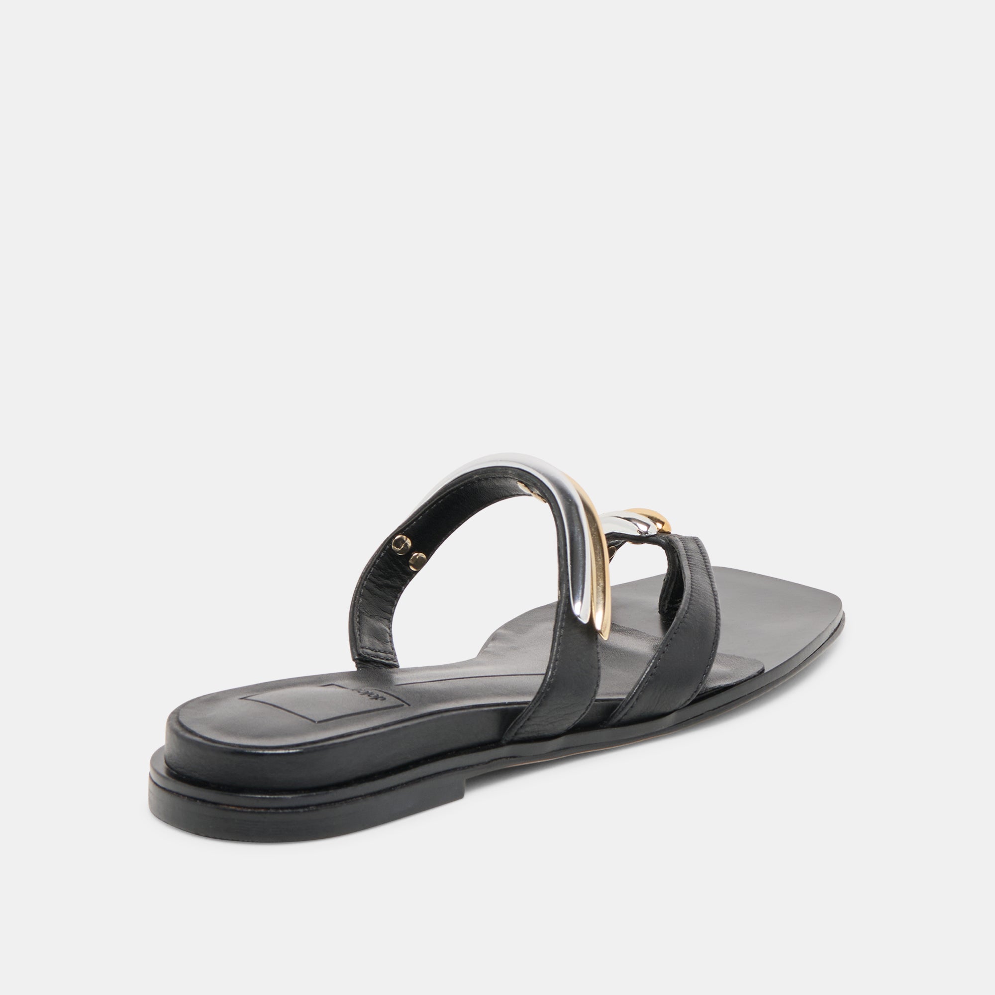 TARINA SANDALS BLACK LEATHER - Image 5