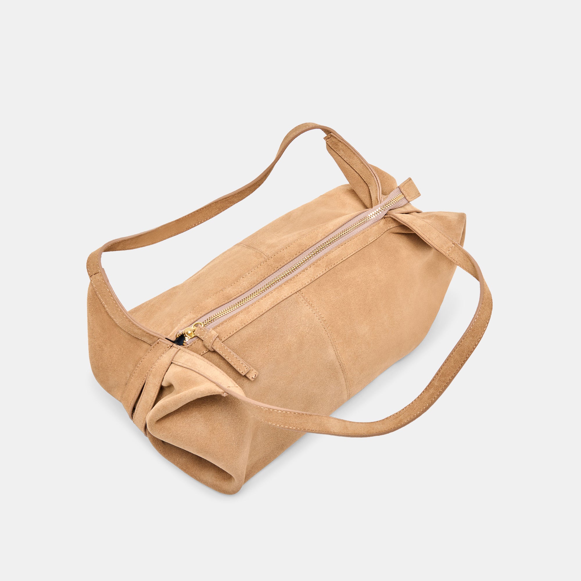 BILLY SHOULDER BAG CAMEL SUEDE - Image 6