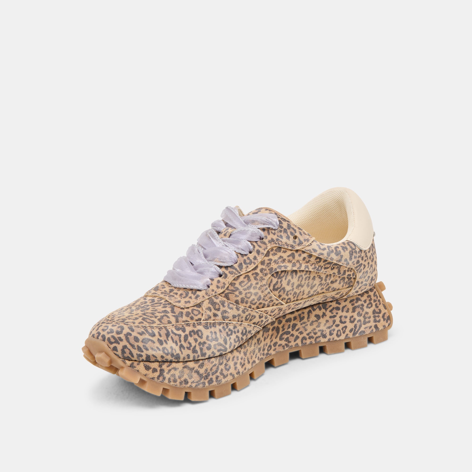 TRICIA SNEAKERS TAN LEOPARD PRINTED SUEDE - Image 7