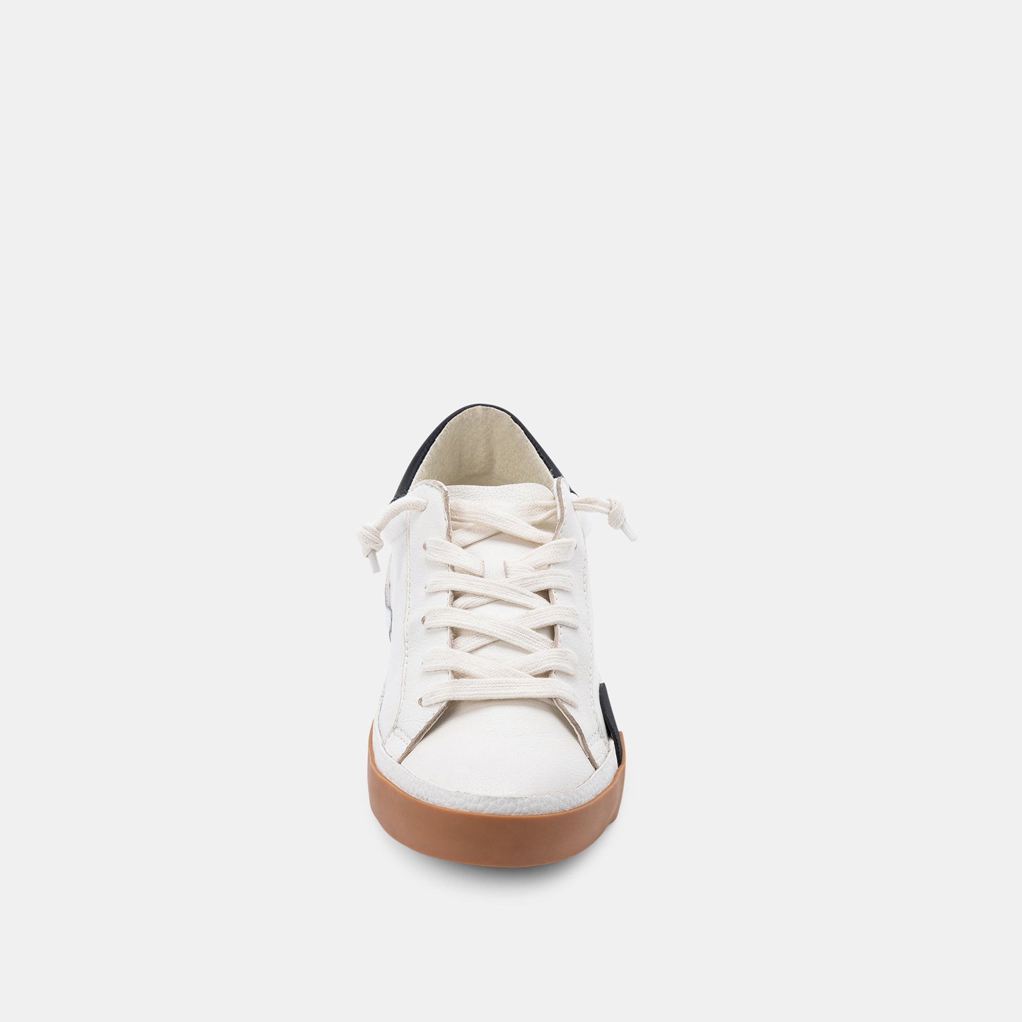 ZINA SNEAKERS WHITE BLACK LEATHER - Image 8