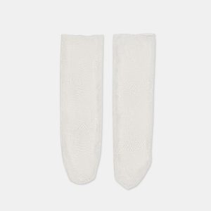 FLORAL LACE SLOUCH SOCKS WHITE