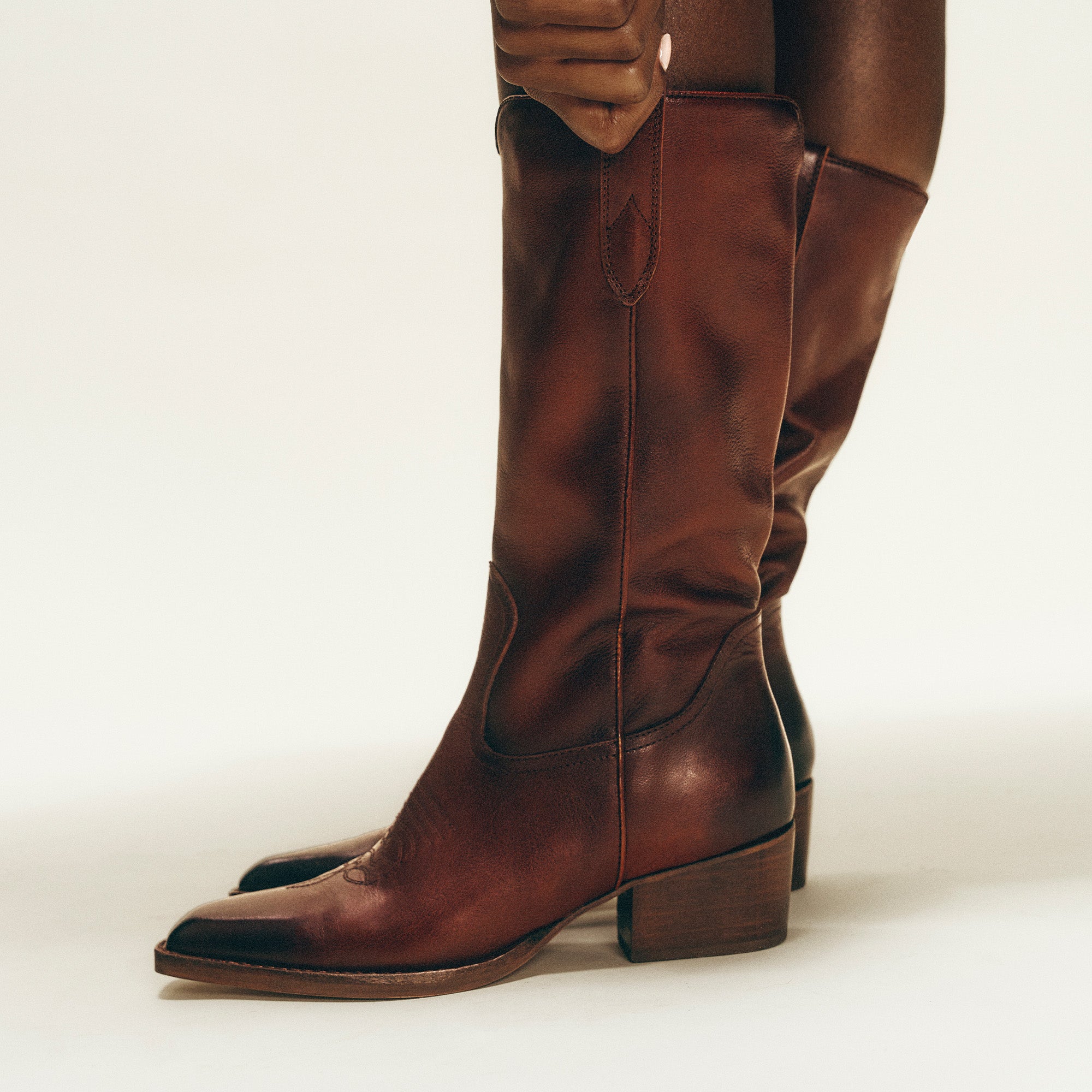 VIGLA BOOTS CHESTNUT LEATHER - Image 4